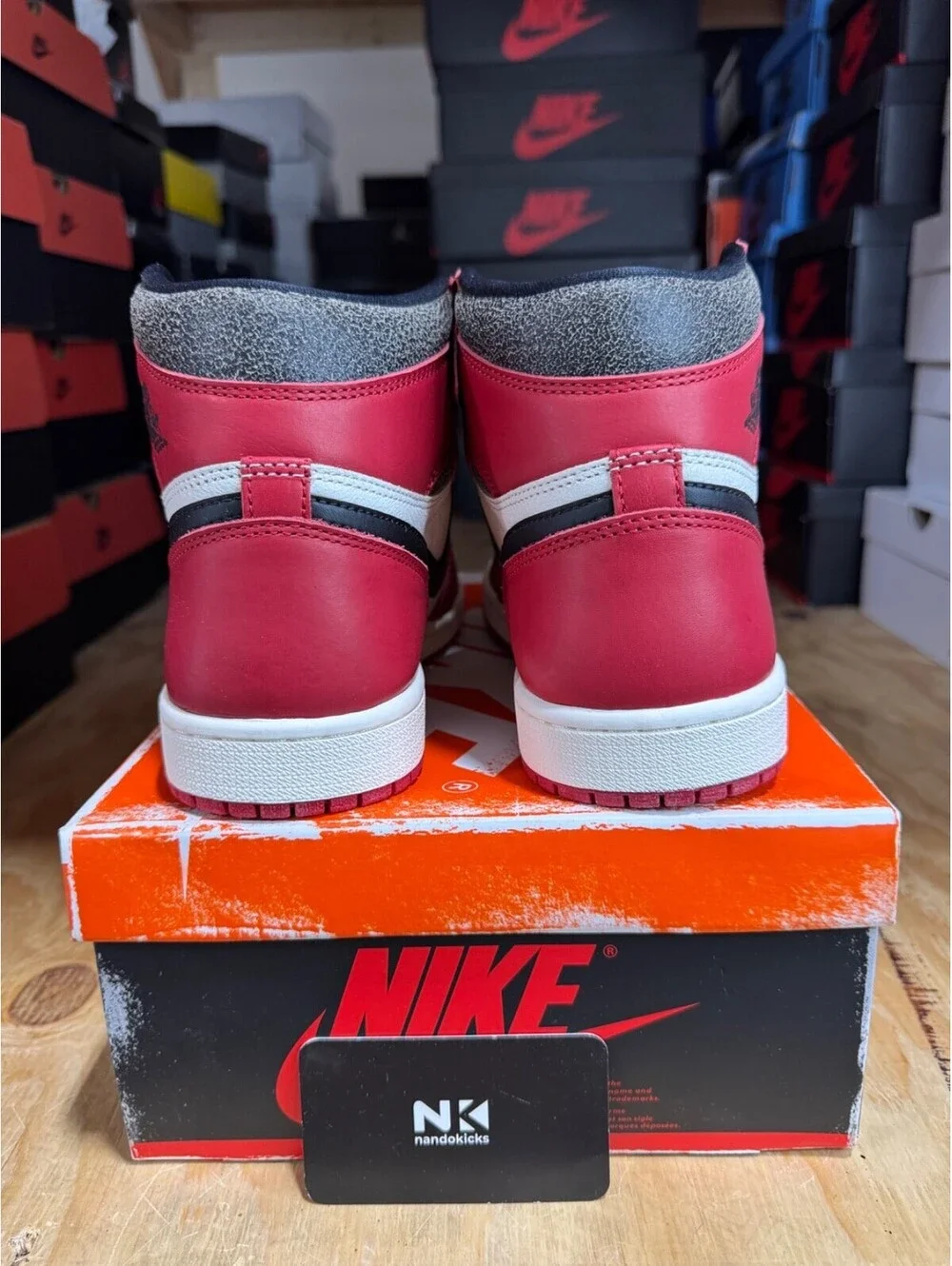 Air Jordan 1 Retro High OG 'Chicago Lost & Found' DZ5485-612 MENS SIZE 8